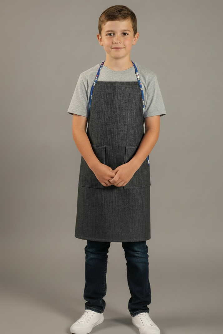 Vintage-Denim Bib Apron