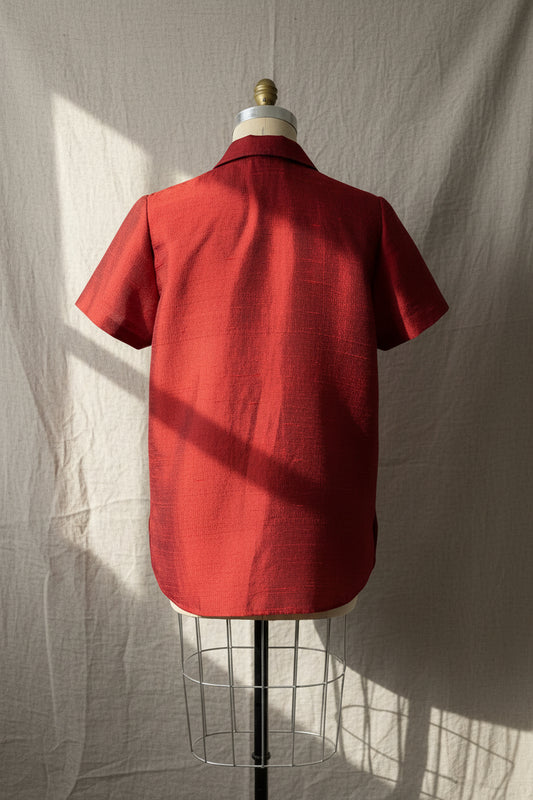 Silk Reverie - Short Sleeve Top