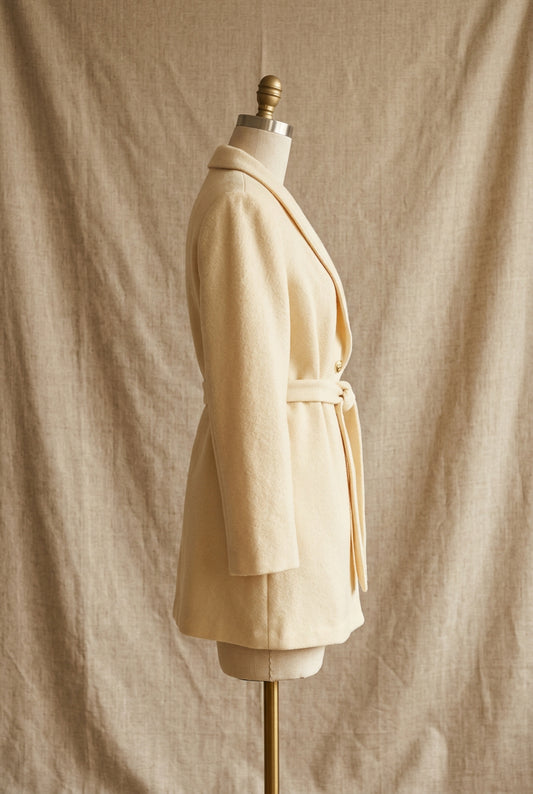 Ivory Wool Coat