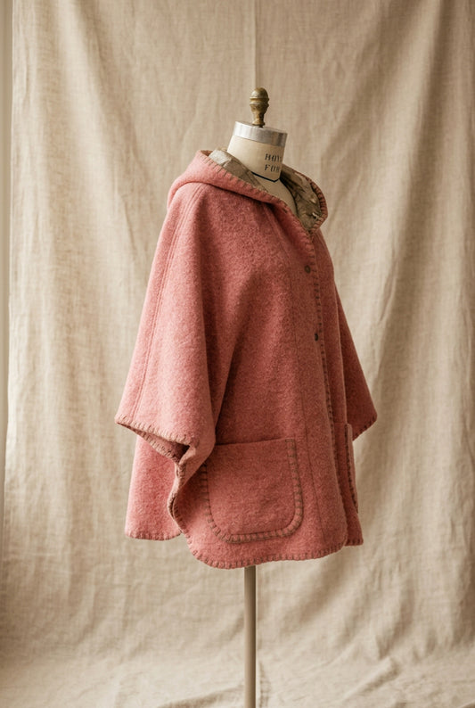 Pink Cape Coat