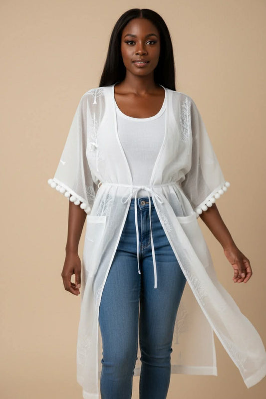 Summer Verse - Long Duster Coat