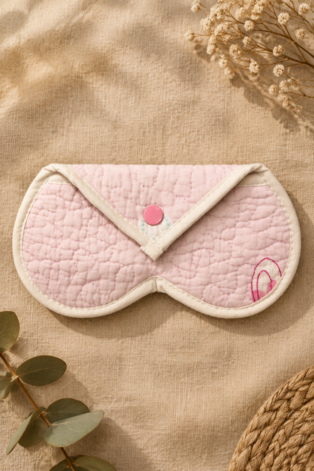 Quilted Eyeglass Case | Upcylced Quilt