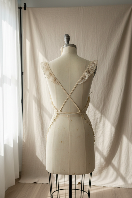 Quiet Heirloom - Convertible Heirloom Wrap Backless Top