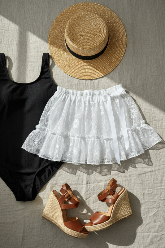 Summer Verse - Lace Wrap Skirt