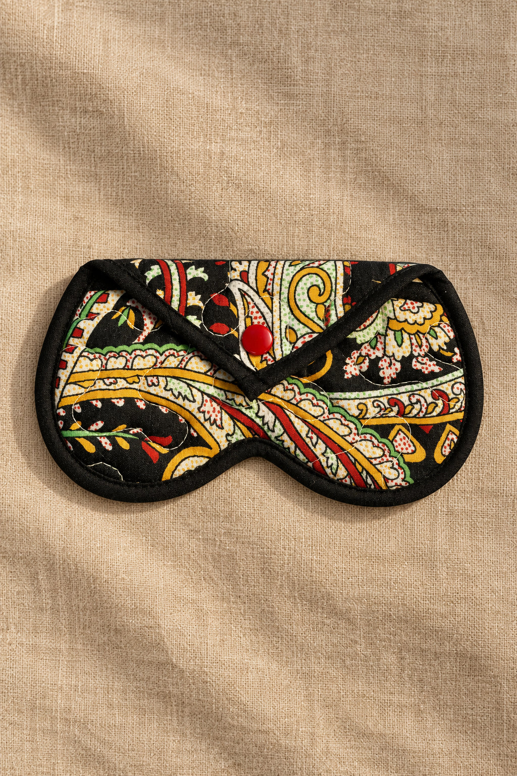 Quilted Eyeglass Case | Upcylced Quilt