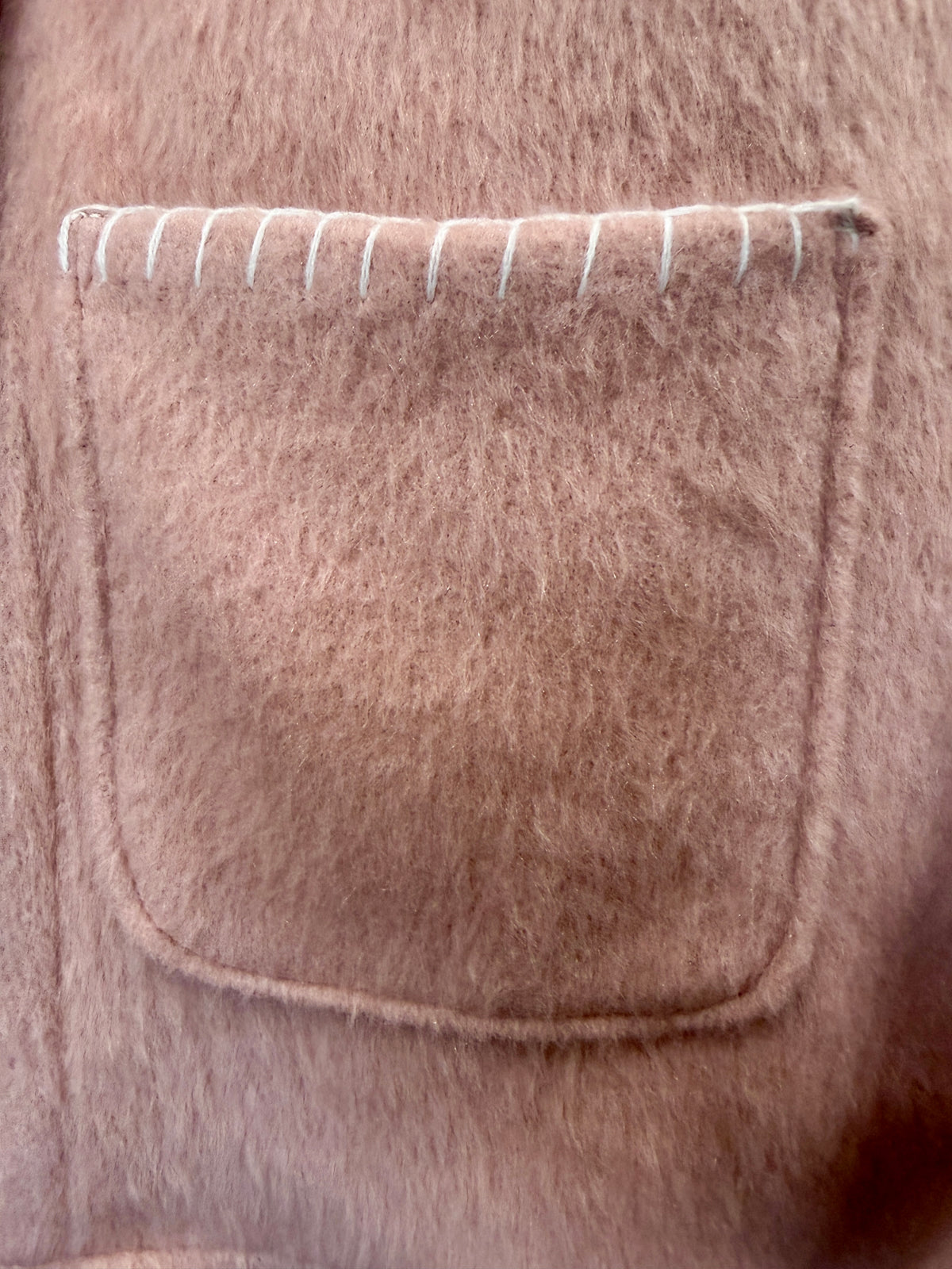 Pink Cape Wrap Coat | Upcylced Blanket