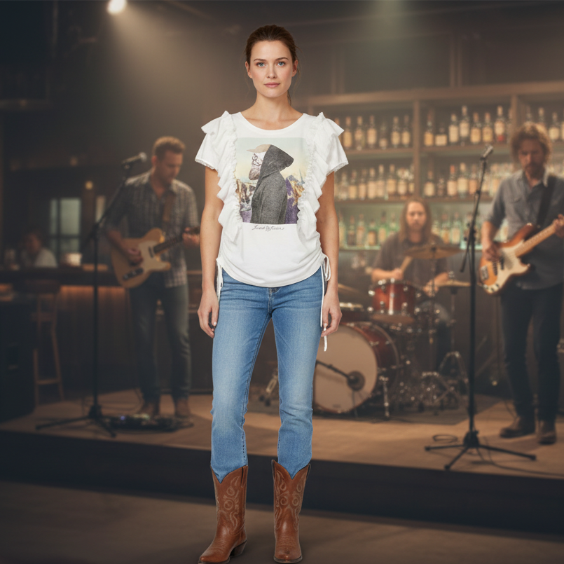 Upcycled “Jack & Jones” Vintage Romance T-Shirt