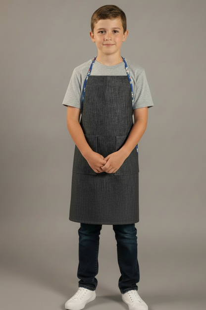 Vintage-Denim Bib Apron