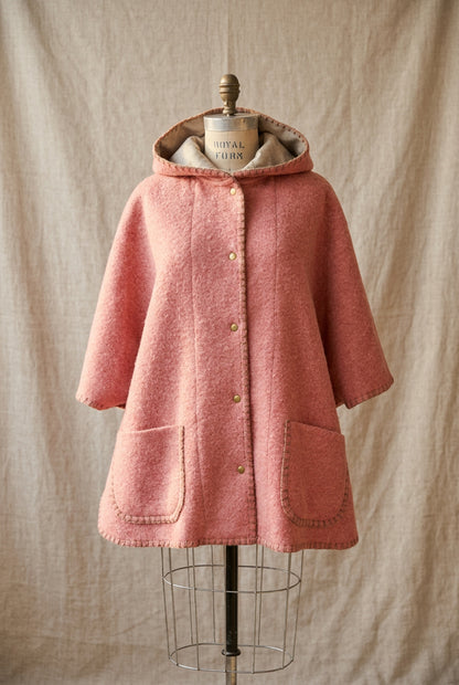 Pink Cape Coat