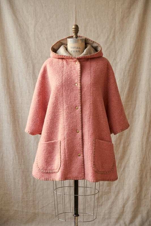 Pink Cape Coat
