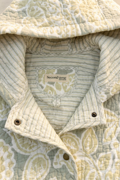 Quilted Crop Hooded Jacket