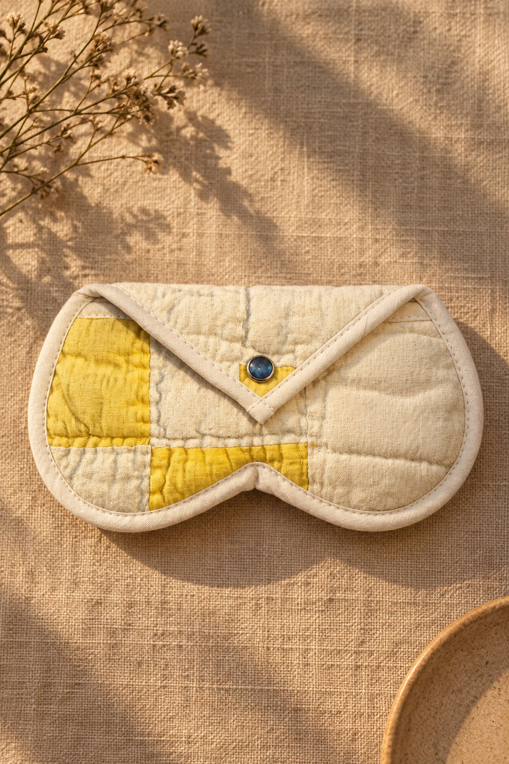 Quilted Eyeglass Case | Upcylced Quilt