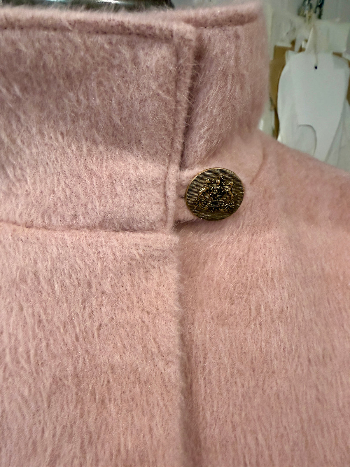 Pink Cape Wrap Coat | Upcylced Blanket