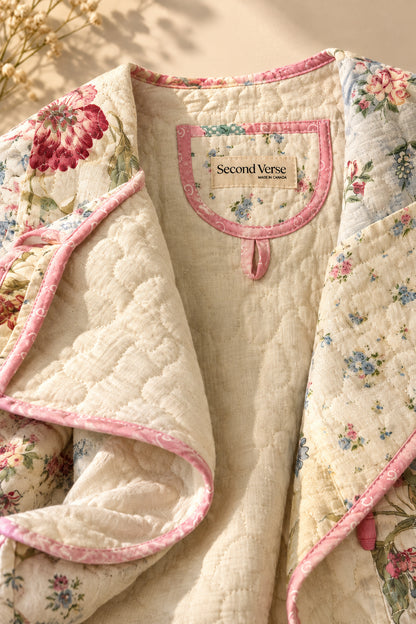 Patchwork Quilted Duster Coat | Upcylced Quilt