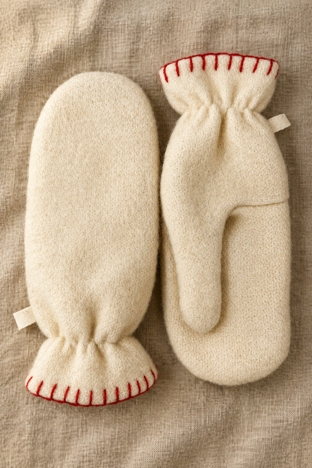 Wool Lined Mittens | Vintage Wool