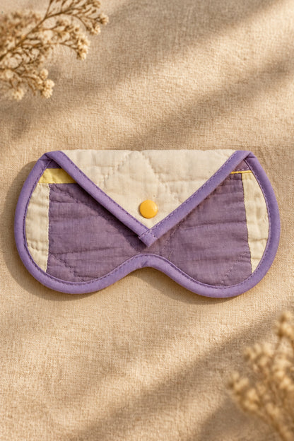 Quilted Eyeglass Case | Upcylced Quilt