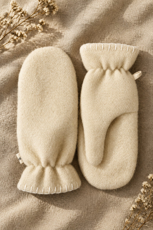 Wool Lined Mittens | Vintage Wool