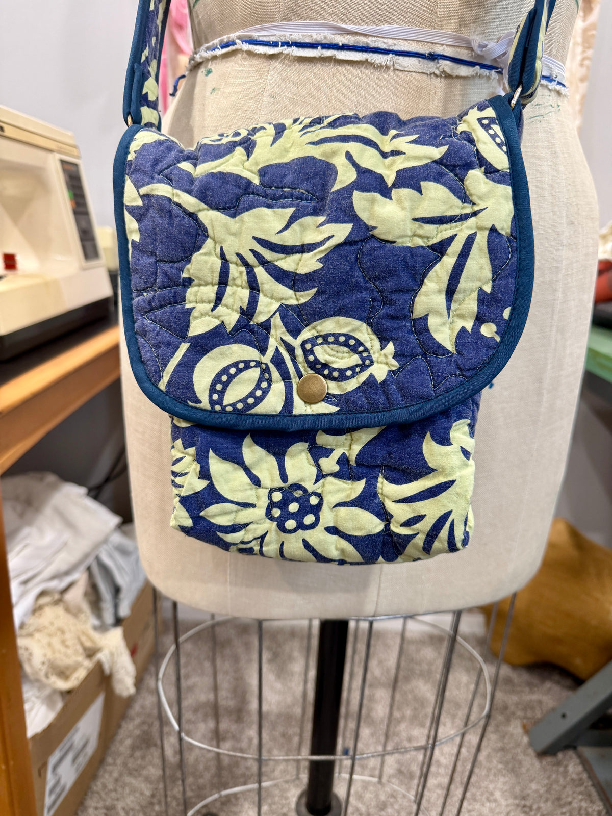 Quilted Crossbody Purse | Upcylced Quilt