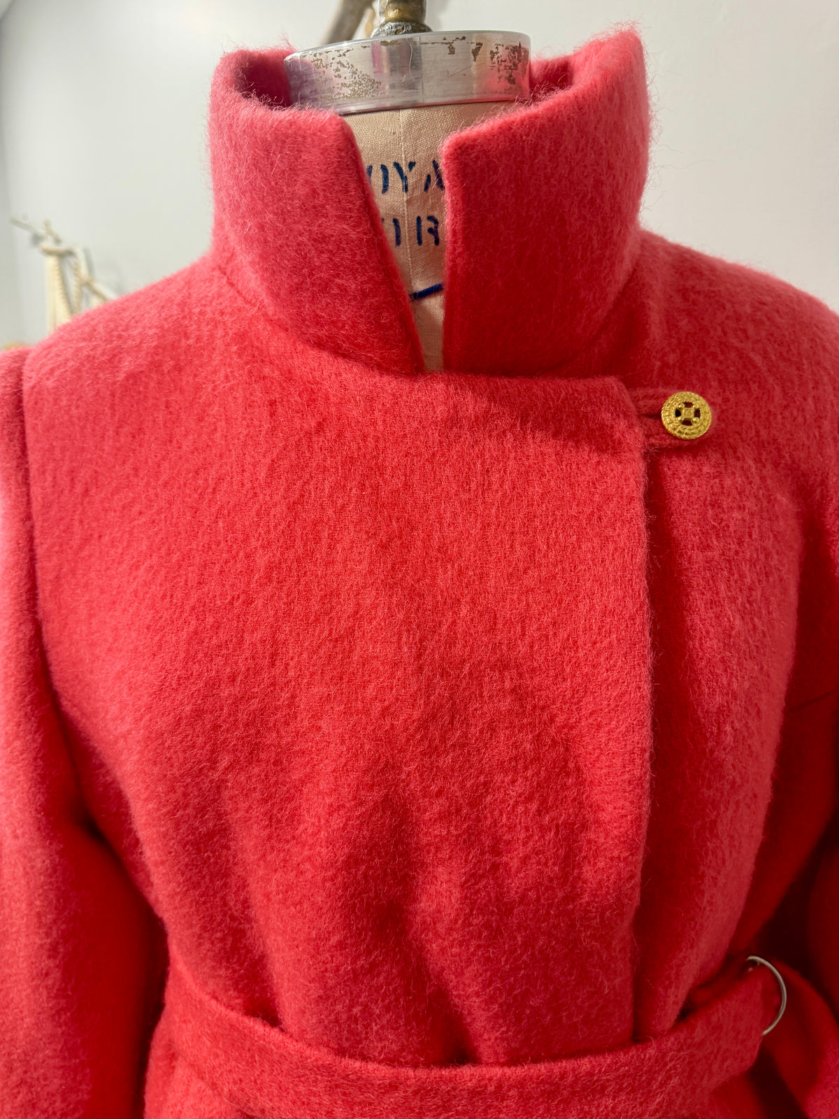 COMING SOON - One-of-a-Kind Flared Wool Wrap Coat | Vintage Wool