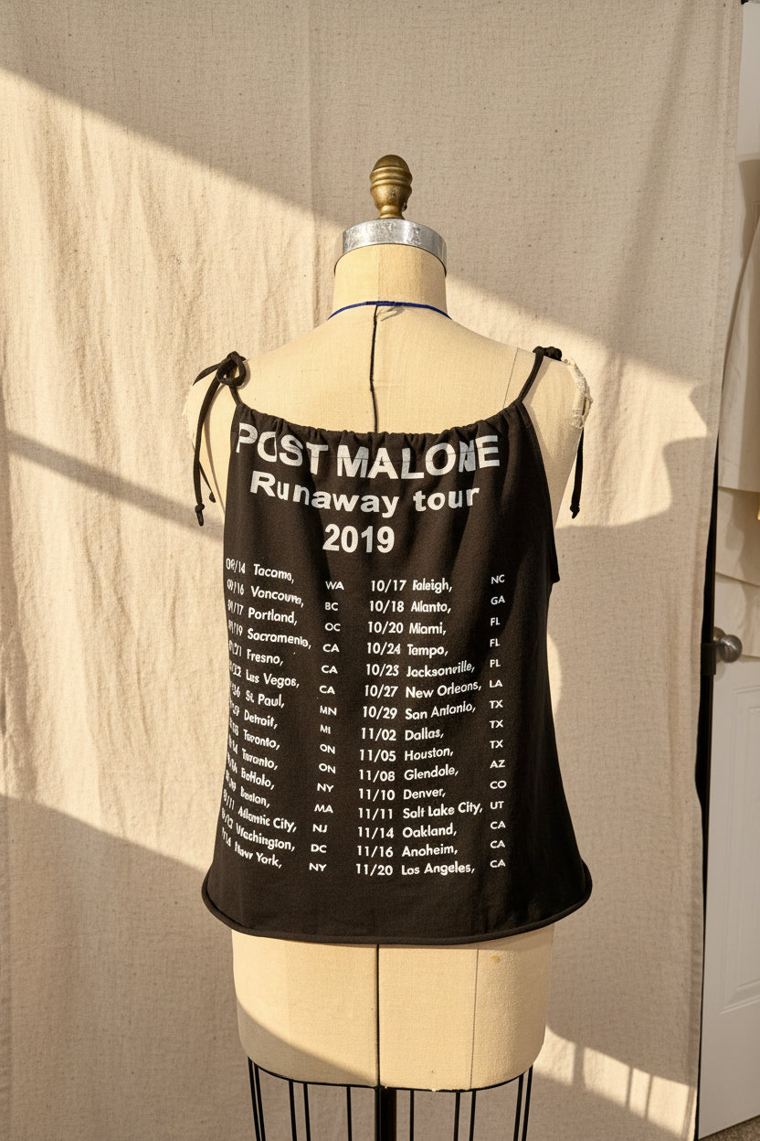 Post Malone Tank Top | Upcycled T-shirt