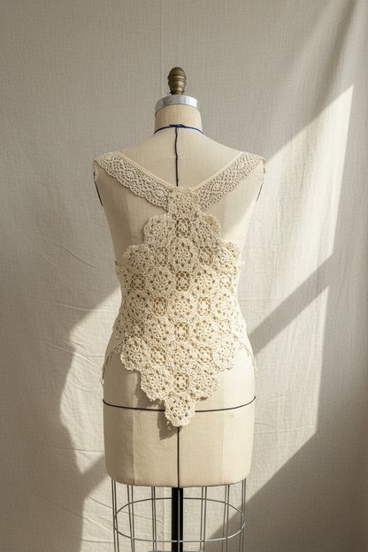 Quiet Heirlooms - Convertible Heirloom Wrap Top