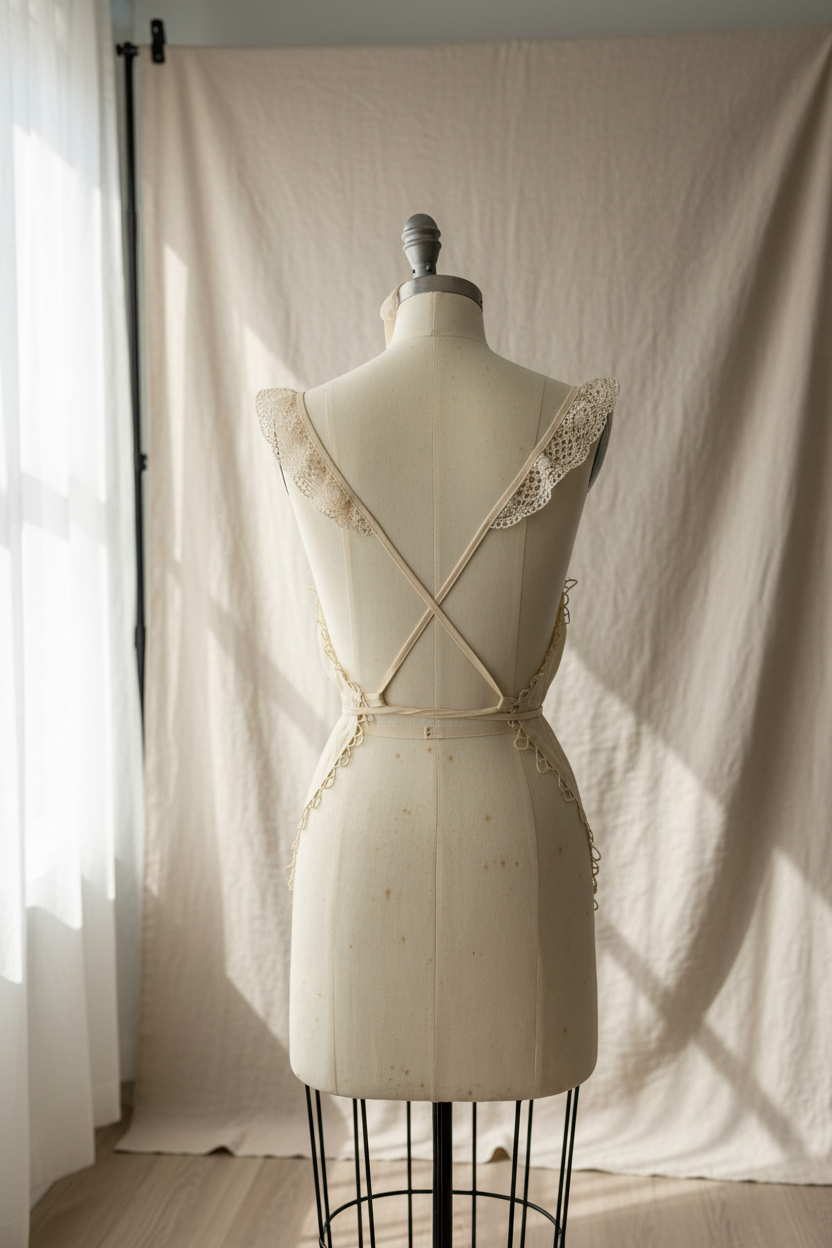 Quiet Heirloom - Convertible Heirloom Wrap Backless Top