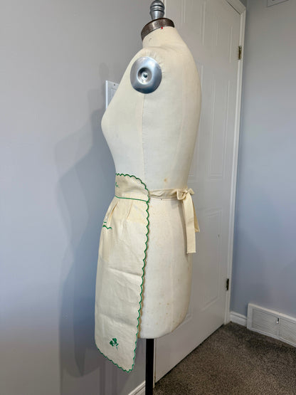 Vintage Shamrock Apron