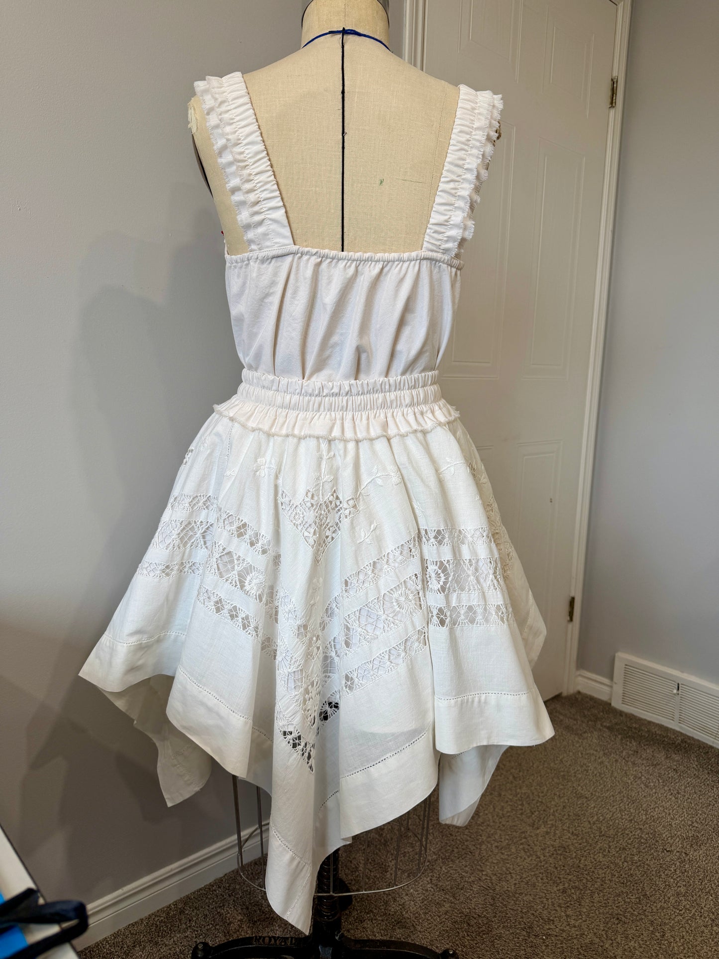 Quiet Heirlooms-Handkerchief Hem Skirt