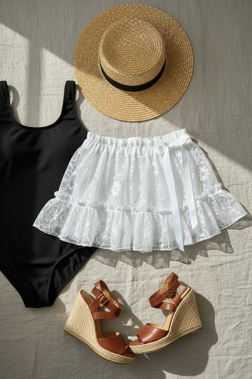 Summer Verse - Lace Wrap Skirt