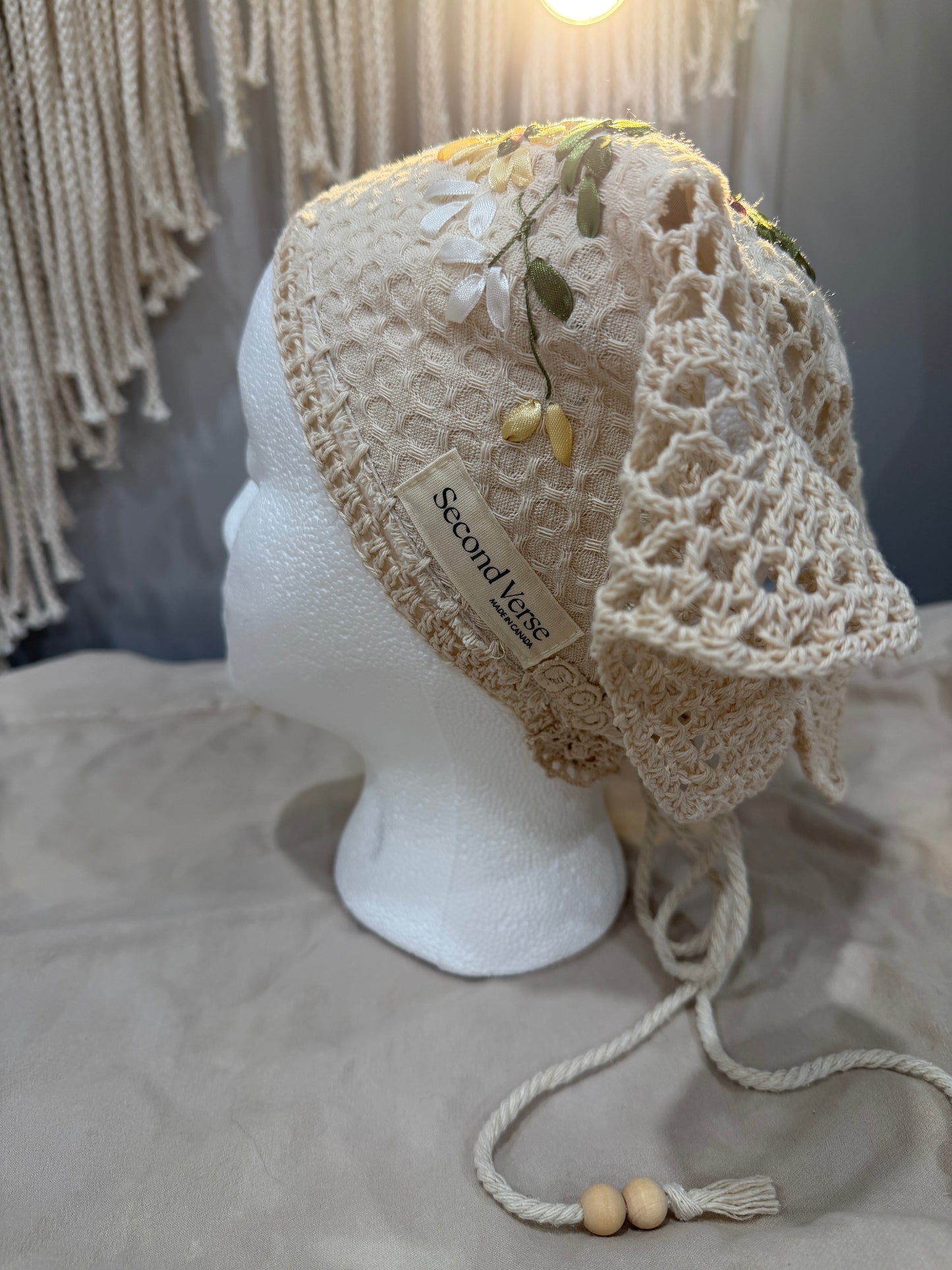 Quiet Heirlooms - Crochet Head Scarf