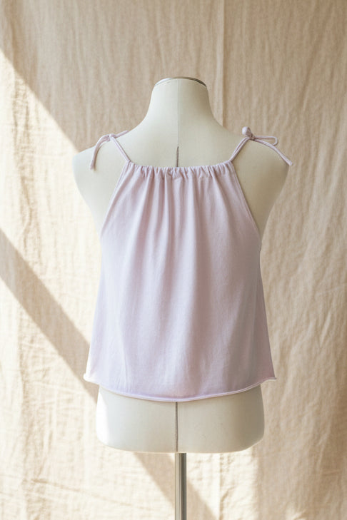 Upcycled Pink Floyd Top - Pink Adjustable Tie Tank Top