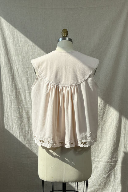 Pink Dyed Sleeveless Top – | Naturally Dyed with Avacado