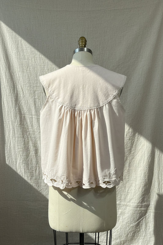 Pink Dyed Sleeveless Top – | Naturally Dyed with Avacado
