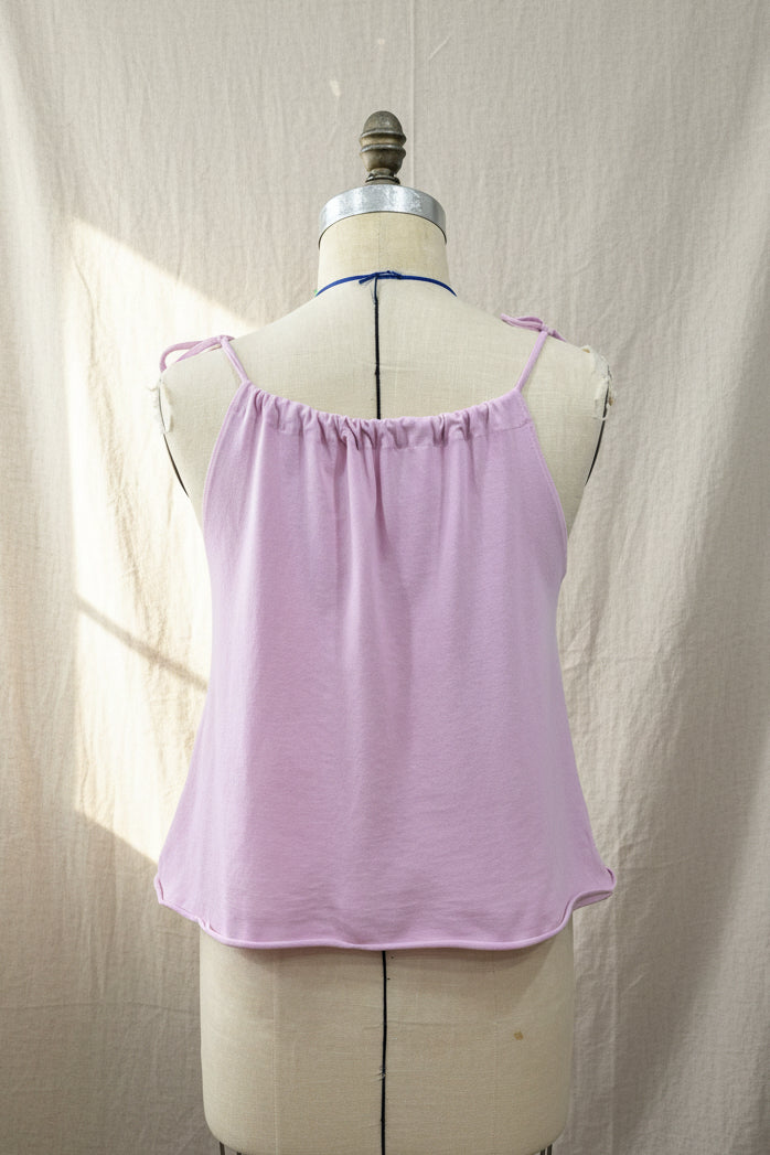 Sponge Bob Pink Adjustable Tie Tank Top - Upcycled T-Shirt